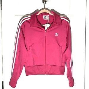 NWT Women's Adidas pink track jacket